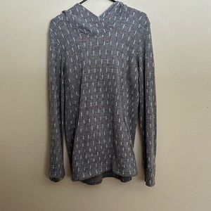 Ibex women’s large merino wool hoodie